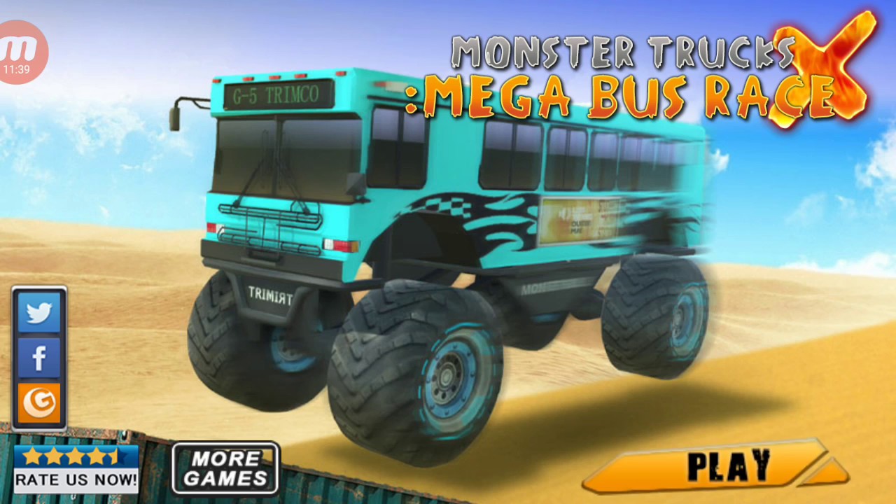 Monster Trucks X: Mega Bus Race