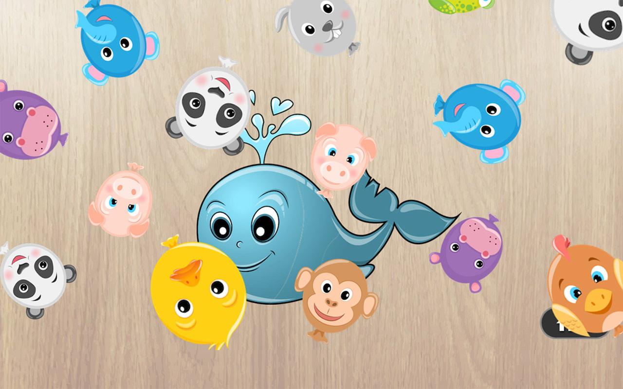 Baby Puzzles for Kids, Animals Sounds, Balloon Pop