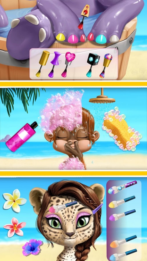 Download a game Jungle Animal Hair Salon 2 android