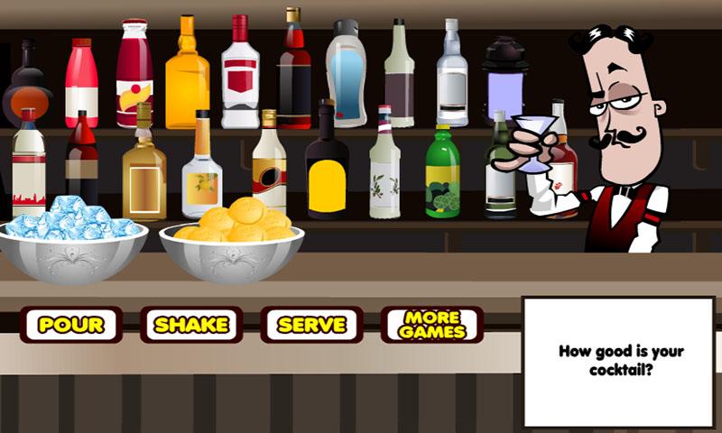 tipsy bartender game
