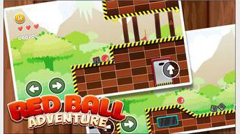 New Red Ball Adventure - Ball Bounce Game